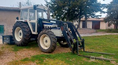 Trattore Lamborghini 653 DT con forca e pala 