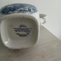 caffettiera inglese in ceramica decorata