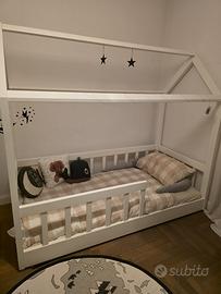 Letto casetta + Materasso