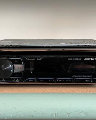 Alpine CDE-205dab autoradio BT con CD 1din