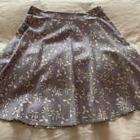 gonnellina estiva in seta e cotone