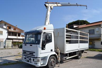 IVECO EUROCARGO 120E18 CON GRU E PEDANA IDRAULIC