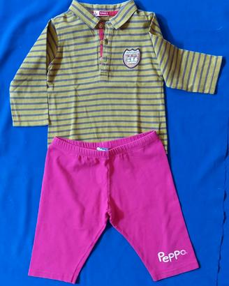maglia maniche lunghe + leggings