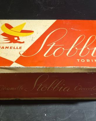 Scatola d'epoca caramelle Stobbia