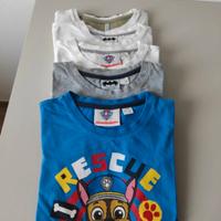 lotto t-shirt manica corta bambino 122-128cm