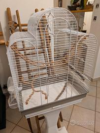 Gabbia IMAC Fiona Delux con piedistallo