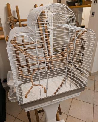 Gabbia IMAC Fiona Delux con piedistallo