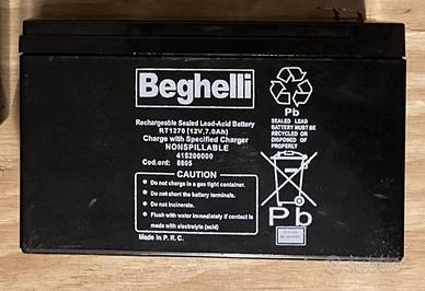 Batteria ricaricabile 12Volt e 7Ah