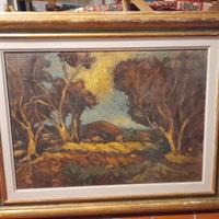 opera dipinto olio su tela