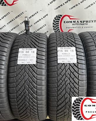 4 PNEUMATICI 215/50 R18 PIRELLI INVERNALI 85%