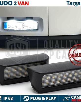 Luci Targa LED CANbus per Fiat SCUDO 2 Van6500K