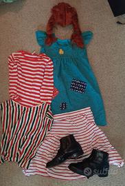Vestito di carnevale da Pippi Calzelunghe