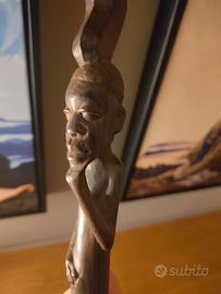 Bastone africano Intagliato