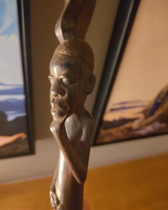 Bastone africano Intagliato