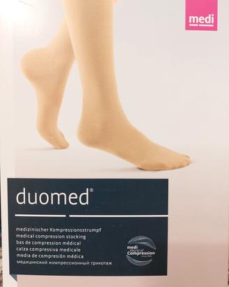 calza compressiva medicale gamba sinistra