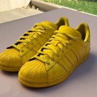 Adidas Superstar COLOR usate GIALLO taglia 46 2/3