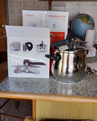 Pentola a Pressione 7 Litri Acciaio Inox con Scato