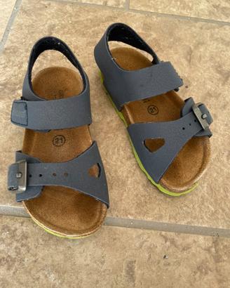 Sandali 21 bambino blu grunland