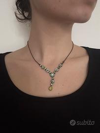 Collana con fiori