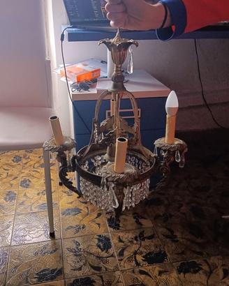 Lampadario e 2 applique