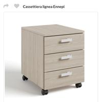cassettiera Ennepi colore canapa