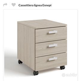 cassettiera Ennepi colore canapa