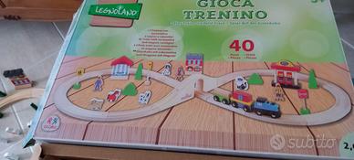 Trenino con binari Legnoland completo