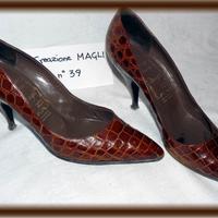 Scarpe in pelle coccodrillo vintage