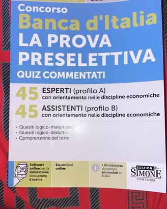 Concorso Banca d’Italia La prova preselettiva