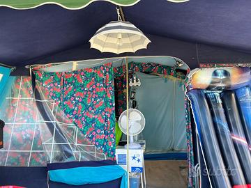 Tenda a casetta vintage