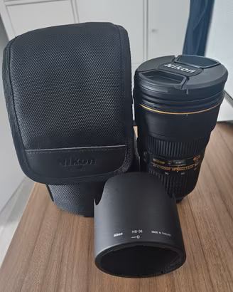 Nikon AF-S 24-70mm f/2.8E EDVRN+CustodiaCL-M3+para