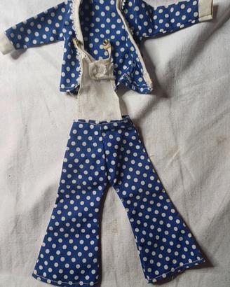  Tuta a pois Barbie del 1974. Composta da due