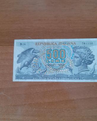 Banconota 500 lire Aretusa