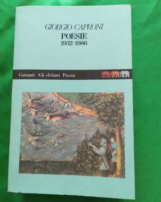 RR LIBRI -  GIORGIO CAPRONI POESIE