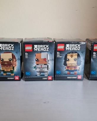 Lotto Lego Brickheads DC comics Justice League
