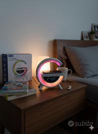 Cassa Bluetooth con luce led e caricatore wireless