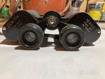 Binocolo antico vintage Zenith con custodia