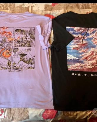 Lotto 2 T-shirts e 3 pantaloni corti