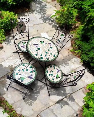 Set vintage da GIARDINO - bistrot in ferro battuto