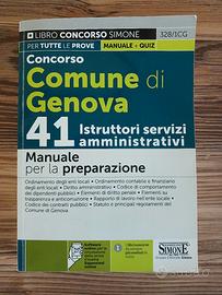 Libro per concorso comune di Genova