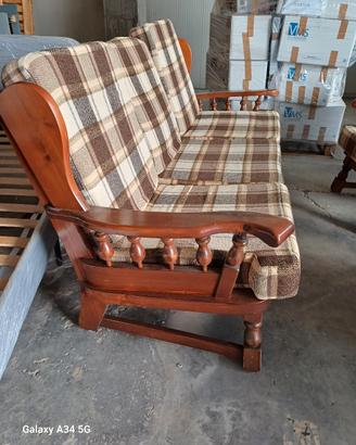 divano in legno 