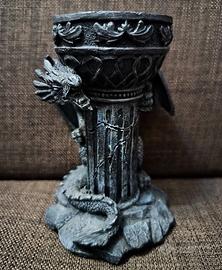 Statua BLACK DRAGON Drago di Fuoco Portaoggetti