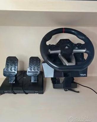 volante  e pedaliera ps4 ps5   hori 