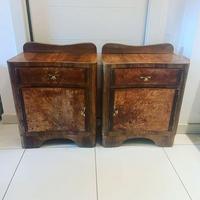 2comodini in radica anni 40-50