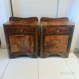2comodini in radica anni 40-50