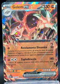 Carta Pokemon Golem ex Set Mew 151 076/165 RR Ita