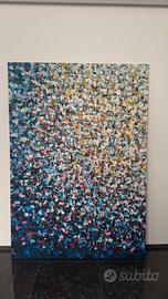 Quadro astratto e moderno 140x200cm - telaio abete