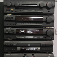 Impianto stereo Hi-fi Kenwood perla nera