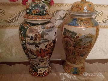 Coppia vasi Royal Satsuma
