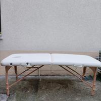 Lettino da massaggio portatile in legno